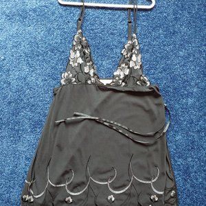 Victoria's Secret Vintage Black Baby Doll Size Small